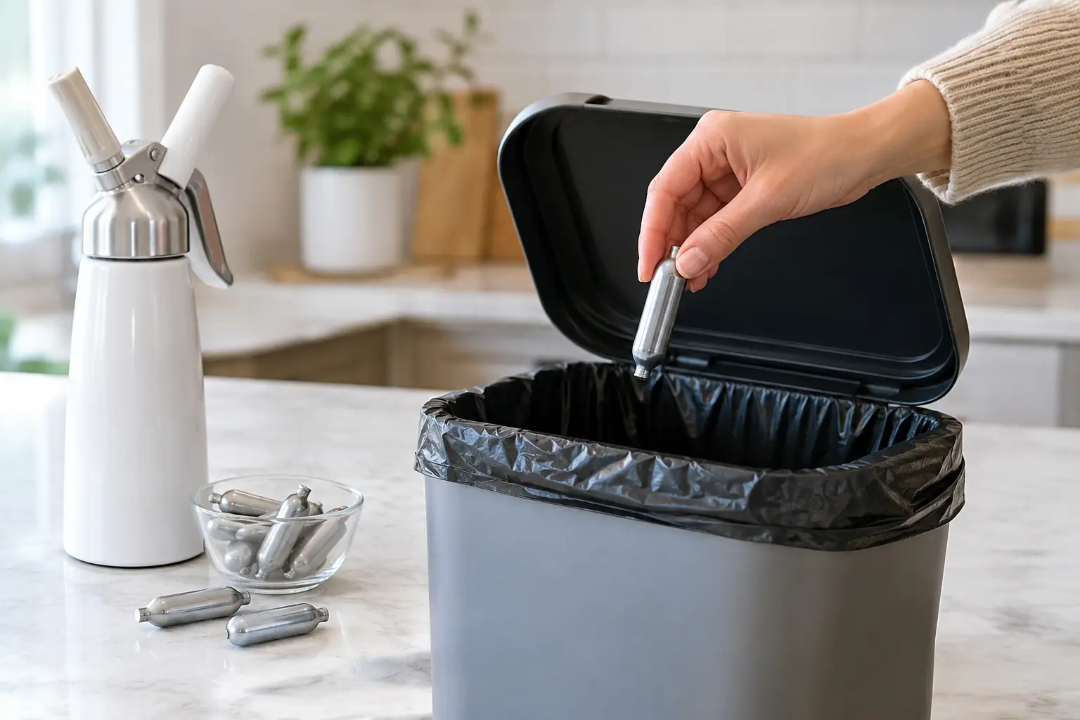 Cream Charger Disposal Instructions for US Kitchens
