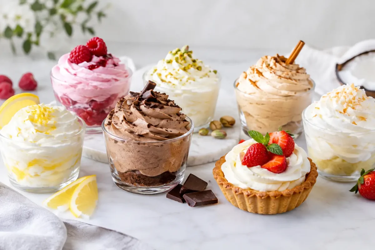 12 Flavored Whipped Cream Dessert Ideas
