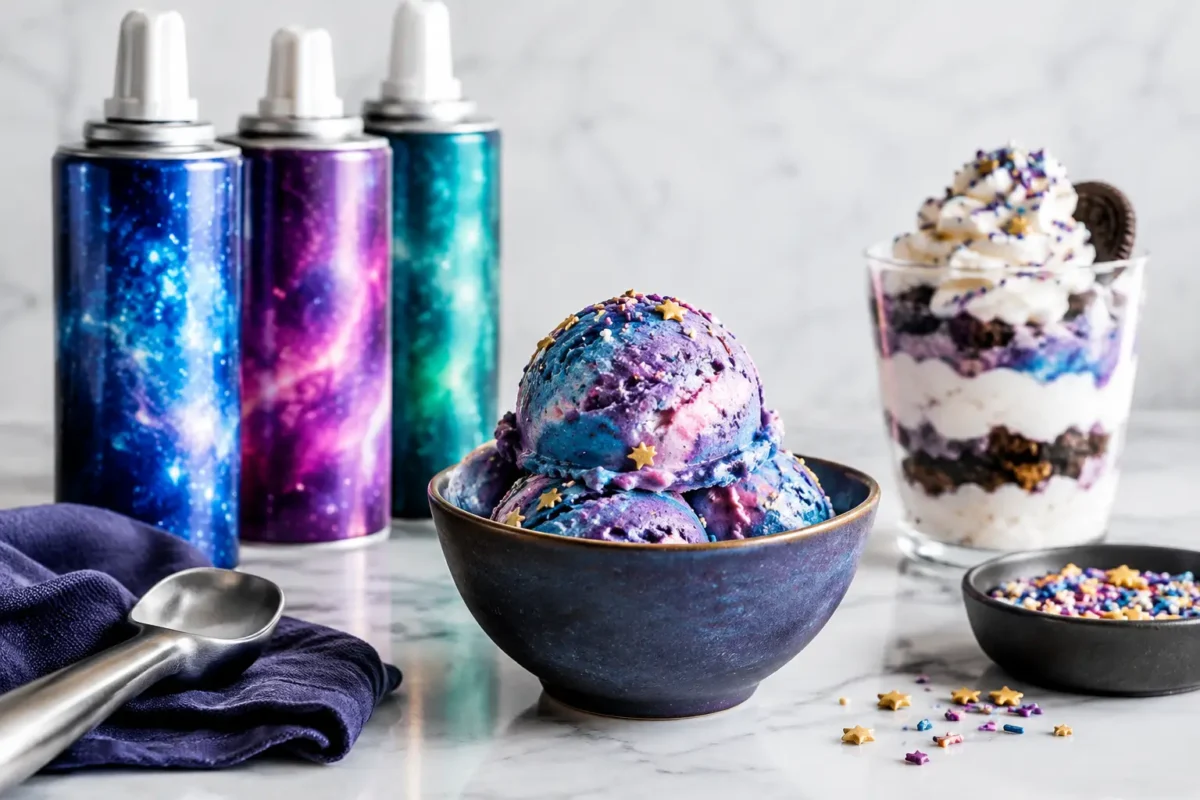 Galaxy Gas Flavors for Next-Level Desserts