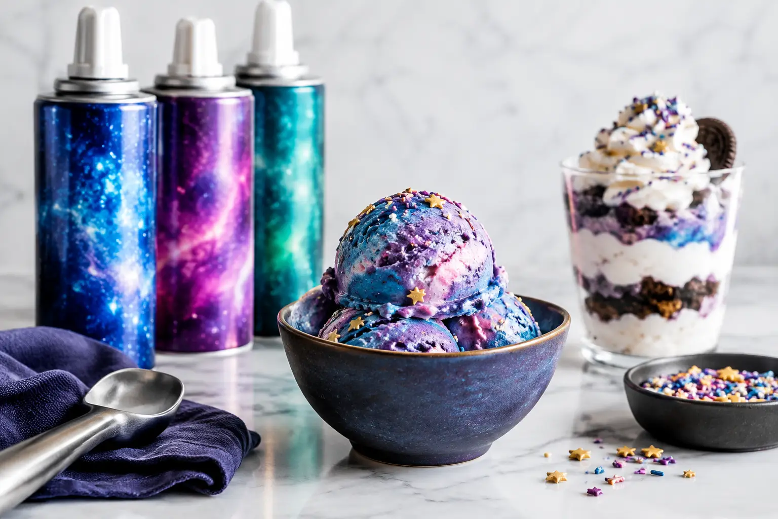 Galaxy Gas Flavors for Next-Level Desserts